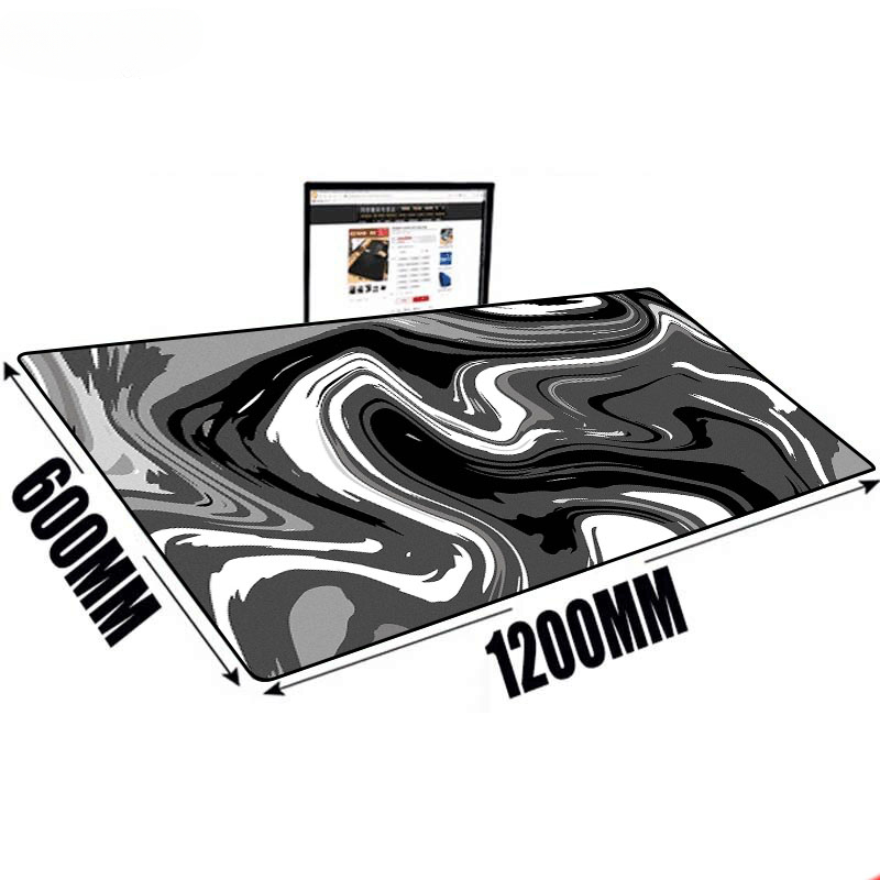 Desk Setup Gadgets - Large Mat Mouse Pad Fluid Art