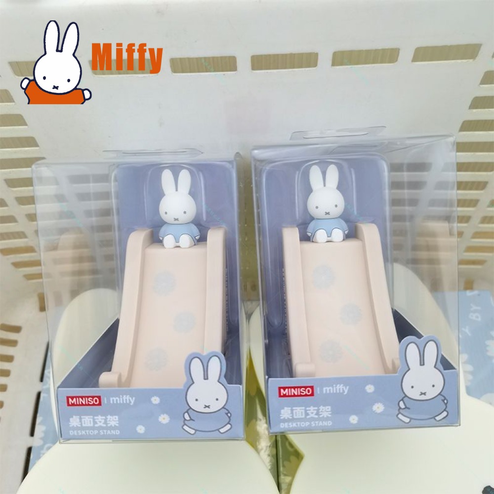 Desk Setup Cute - Kawaii Miffy Slide Phone Stand Cute
