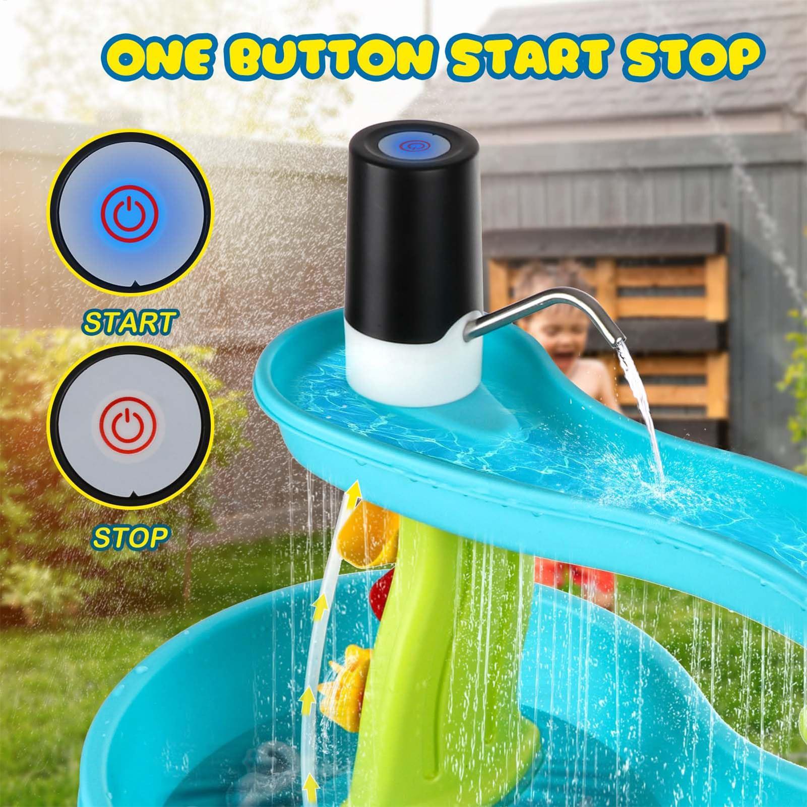 Desk Setup Girl - Small Cordless Rechargeable Water Table Pump