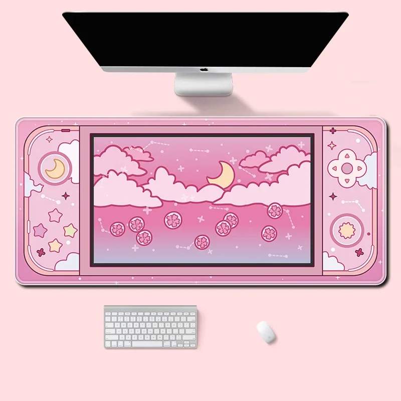 Desk Setup Gadgets - Moon and Stars Large Desk Mat