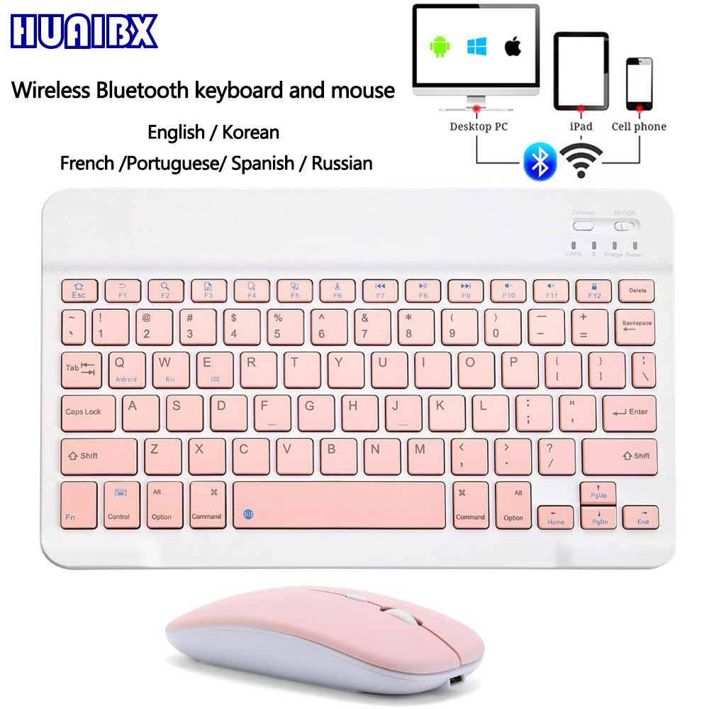 Desk Setup Keyboard - 10 lnch Wireless Bluetooth Mini Keyboard