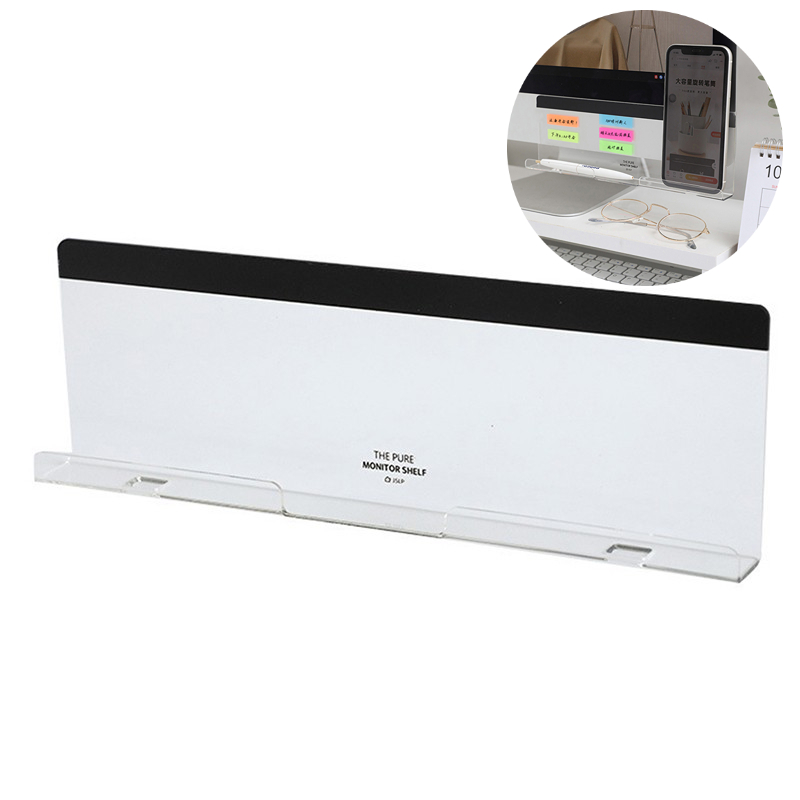Sticky Memo Holder - Creative Acrylic Monitor Message Memo Board