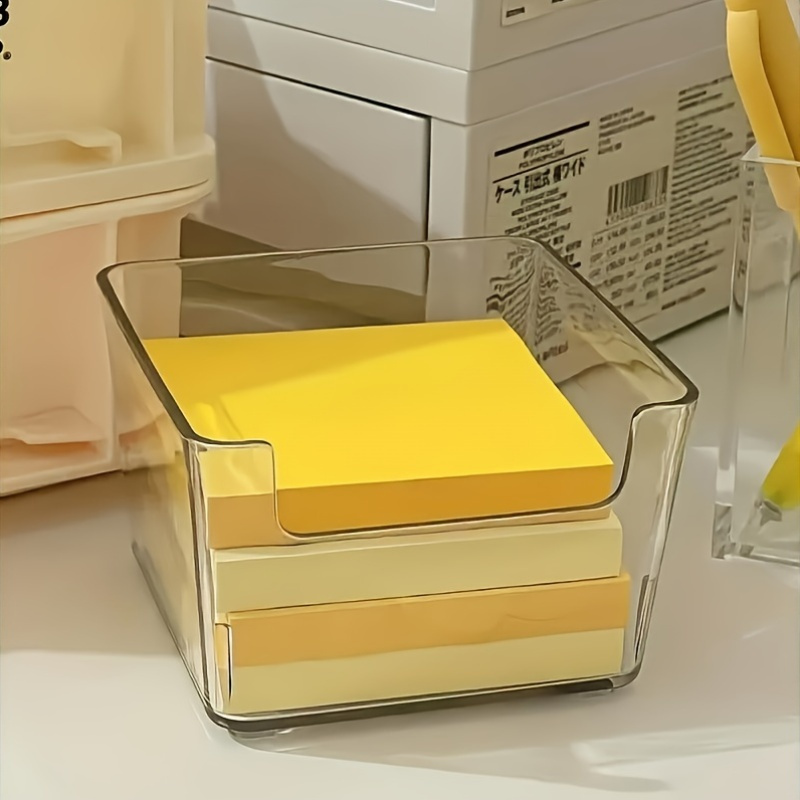 Sticky Memo Holder - Clear Sticky Note Holder, Acrylic Memo