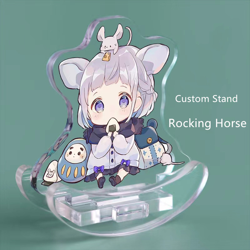 Desk Setup Cute - Custom Funny Rocking Stand Acrylic Cute