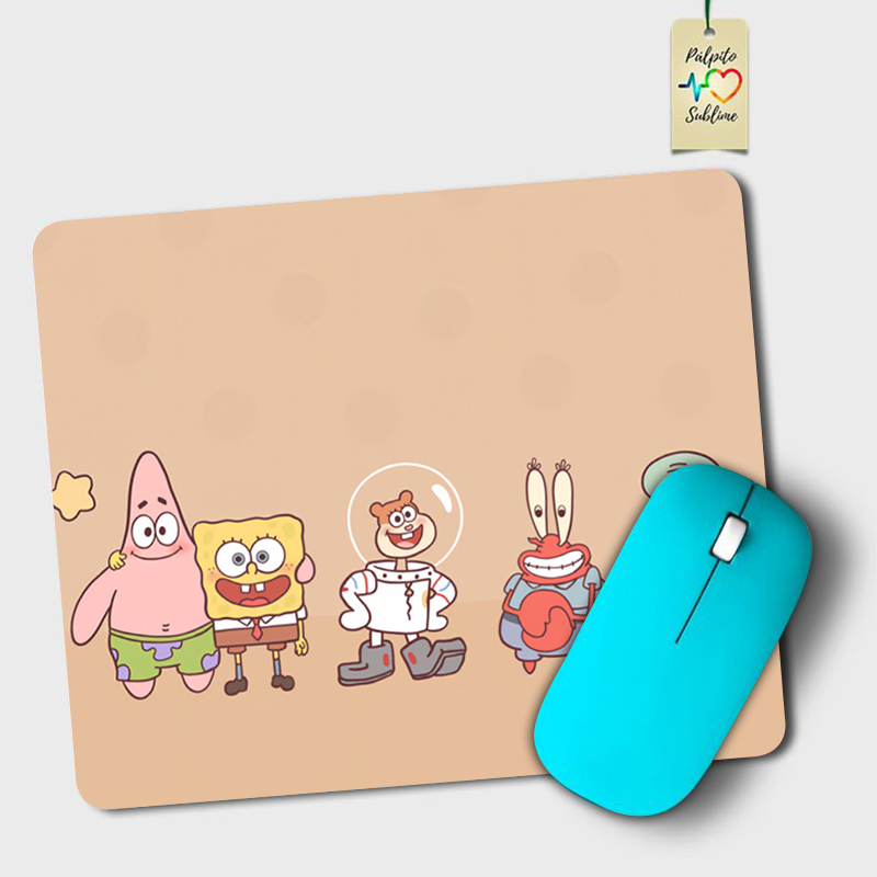 Desk Setup Cute - SpongeBob SquarePants Mouse Pad Anti-slip Mousepads