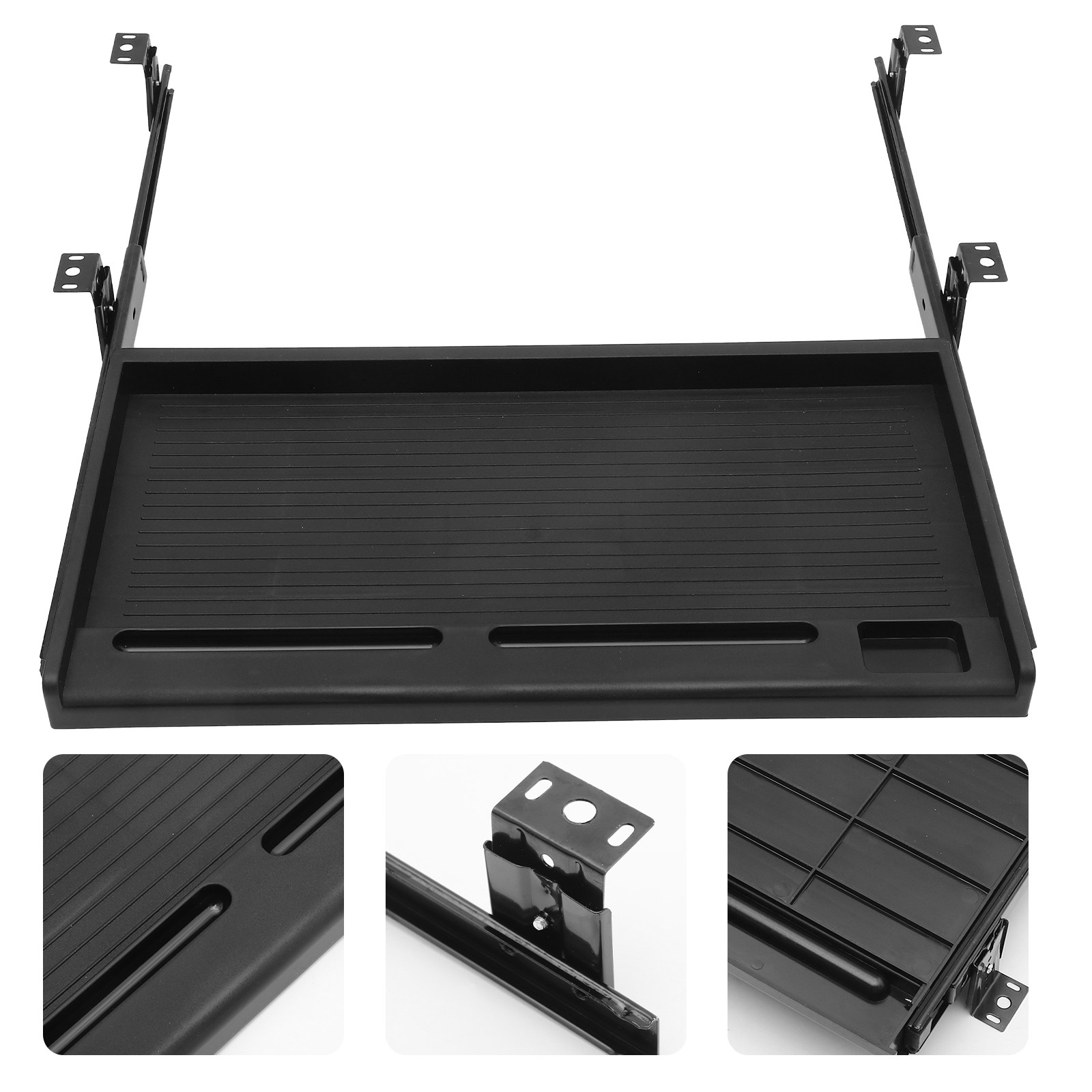 Desk Setup With Keyboard Tray - 1Set Keyboard Tray Under Desk Slide