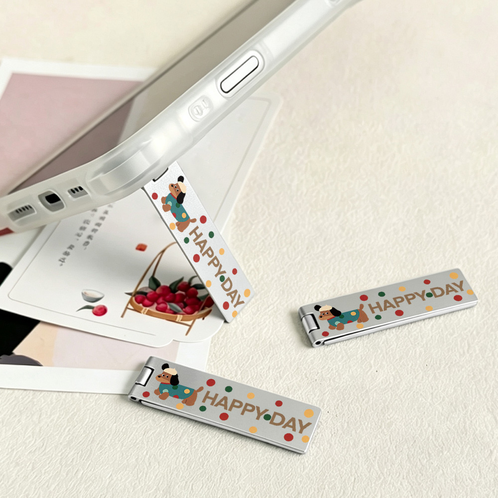Desk Setup Cute - Ultra-thin Invisible Phone Kickstand Folding Back