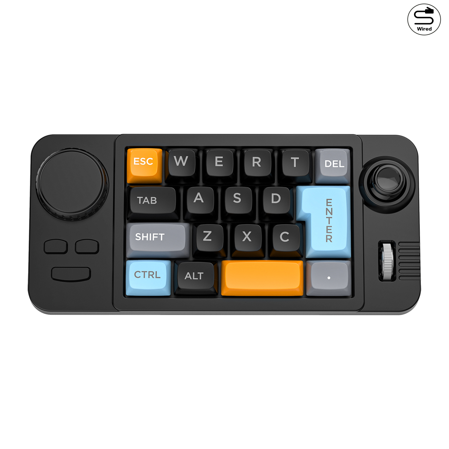 Desk Setup Programmer - Programmable Wired Mechanical Keyboard with Volume