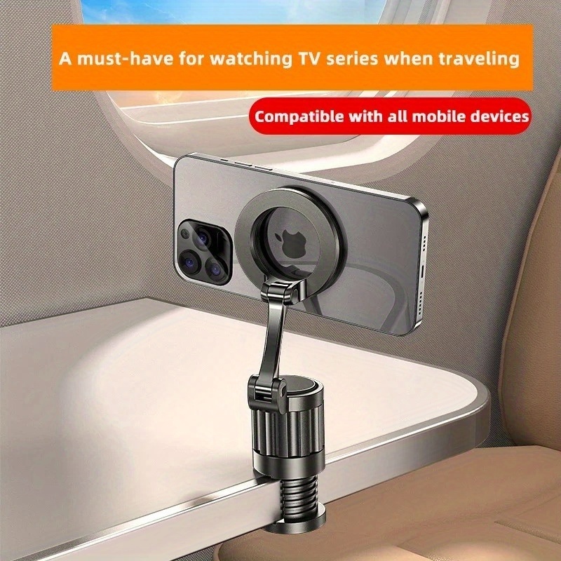Desk Setup Essentials - Adjustable Multi-function Rotate Magnetic Phone Clip
