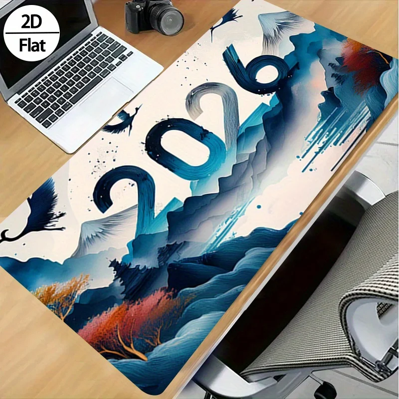 Rubber Mat Desk - 2026 New Year Ink Painting 2D