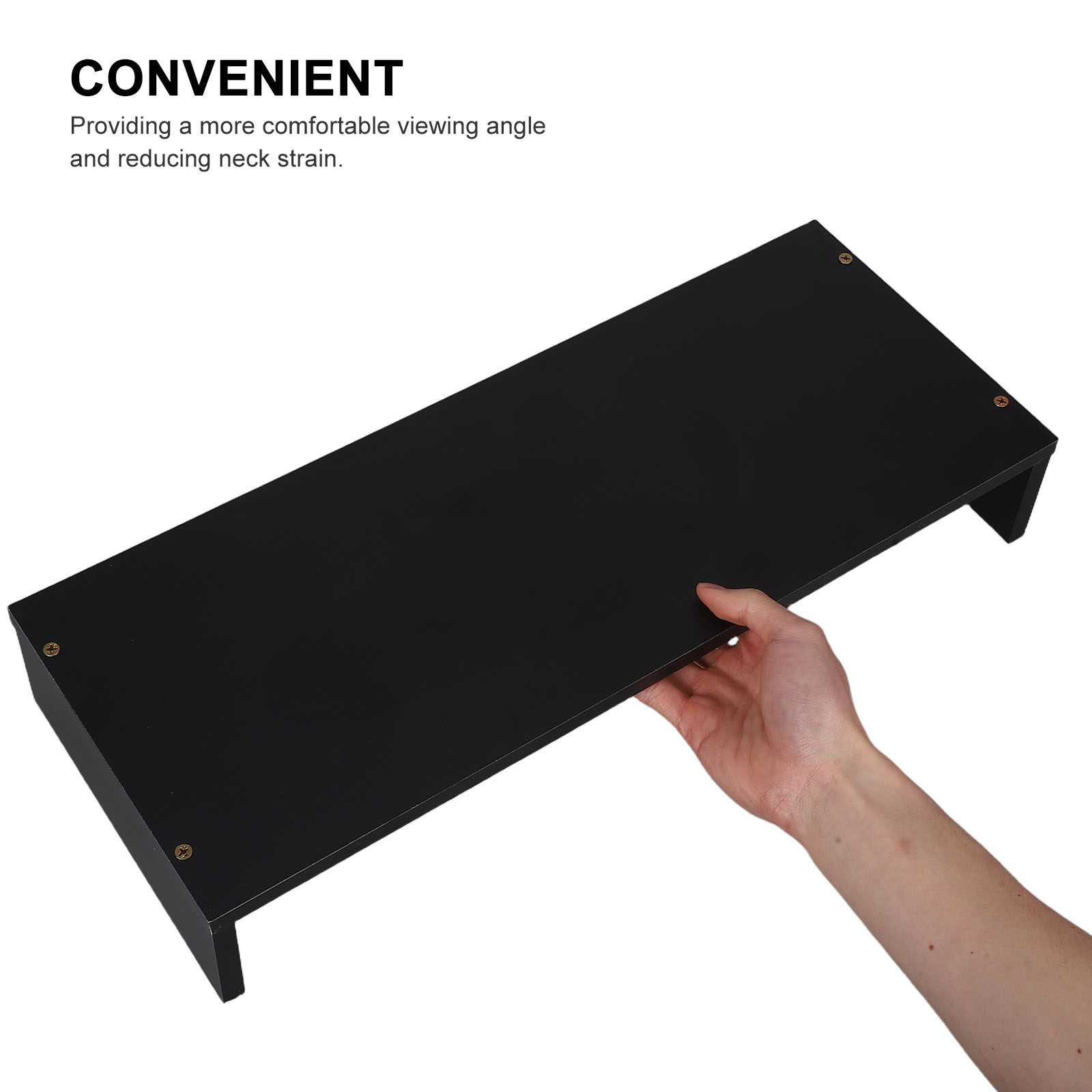 Desk Setup Printer - Elevate Your Setup Wooden Monitor Riser
