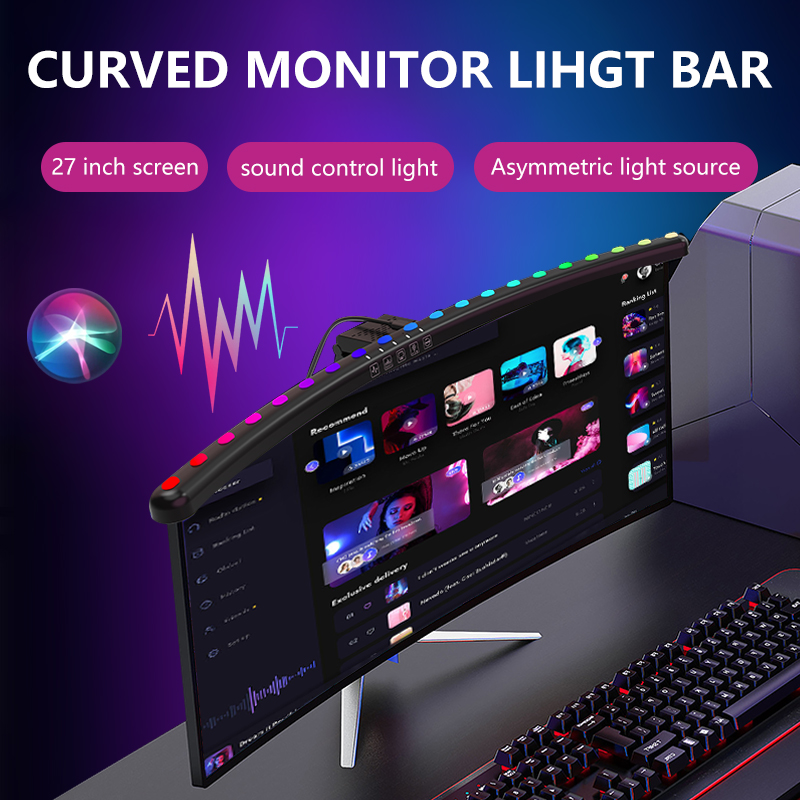 RGB Light Bar Monitor Smart Wi - Desk Setup Pc recension och pris