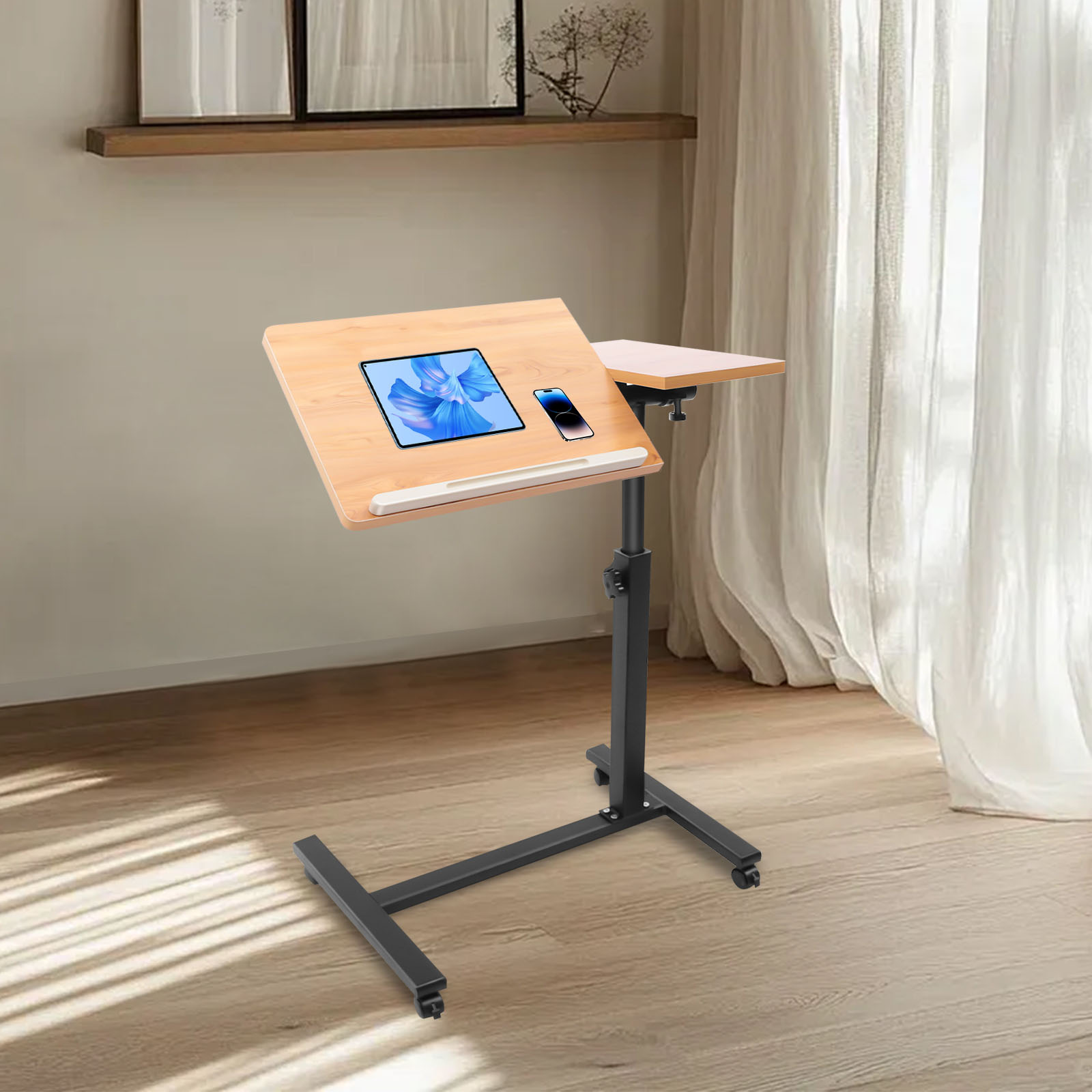 Mobile Laptop Table Adjustable - Desk Setup Pc recension och pris