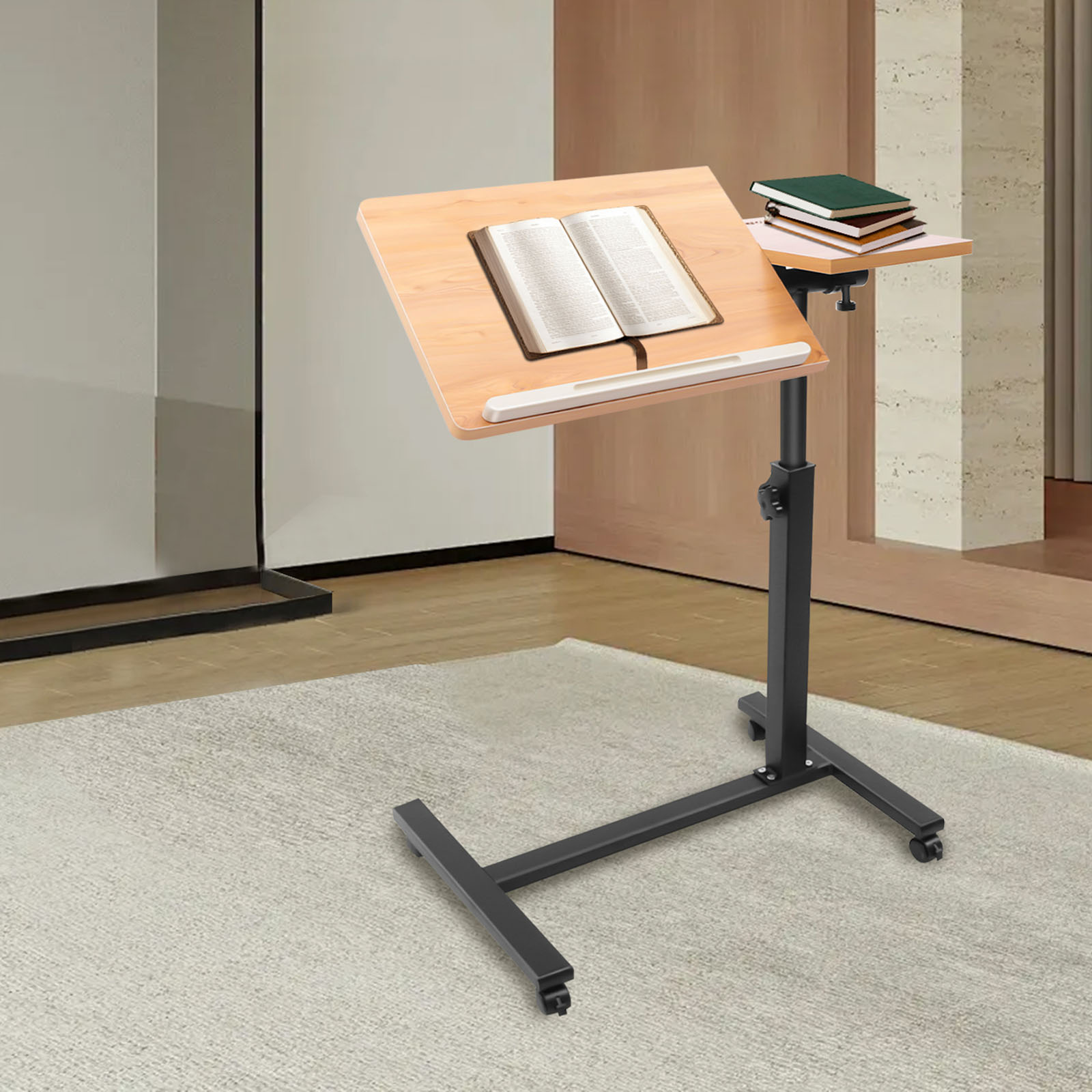 Mobile Laptop Table Adjustable - Desk Setup Pc recension och pris