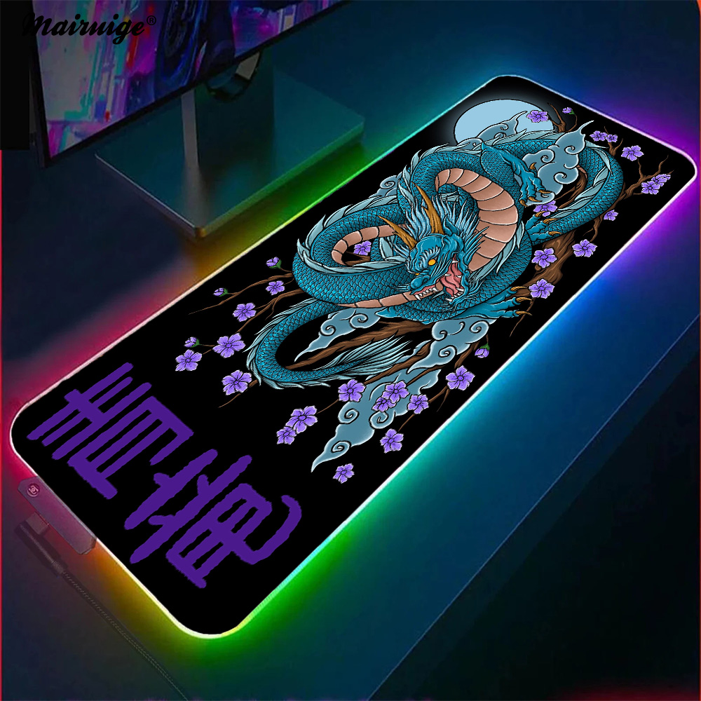 Black Dragon Mouse Pad 900x400 - Desk Setup Gadgets recension och pris