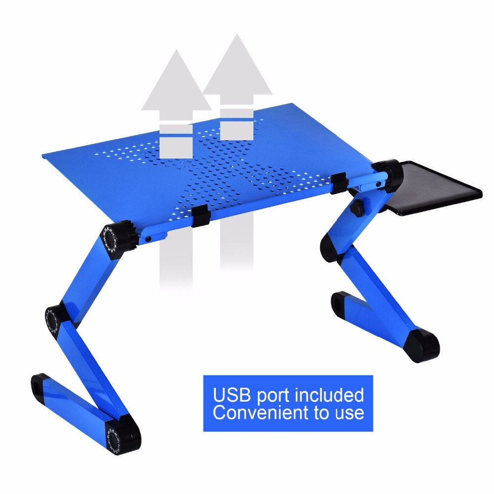 Aluminum Alloy Laptop Table Ad - Desk Setup Pc recension och pris