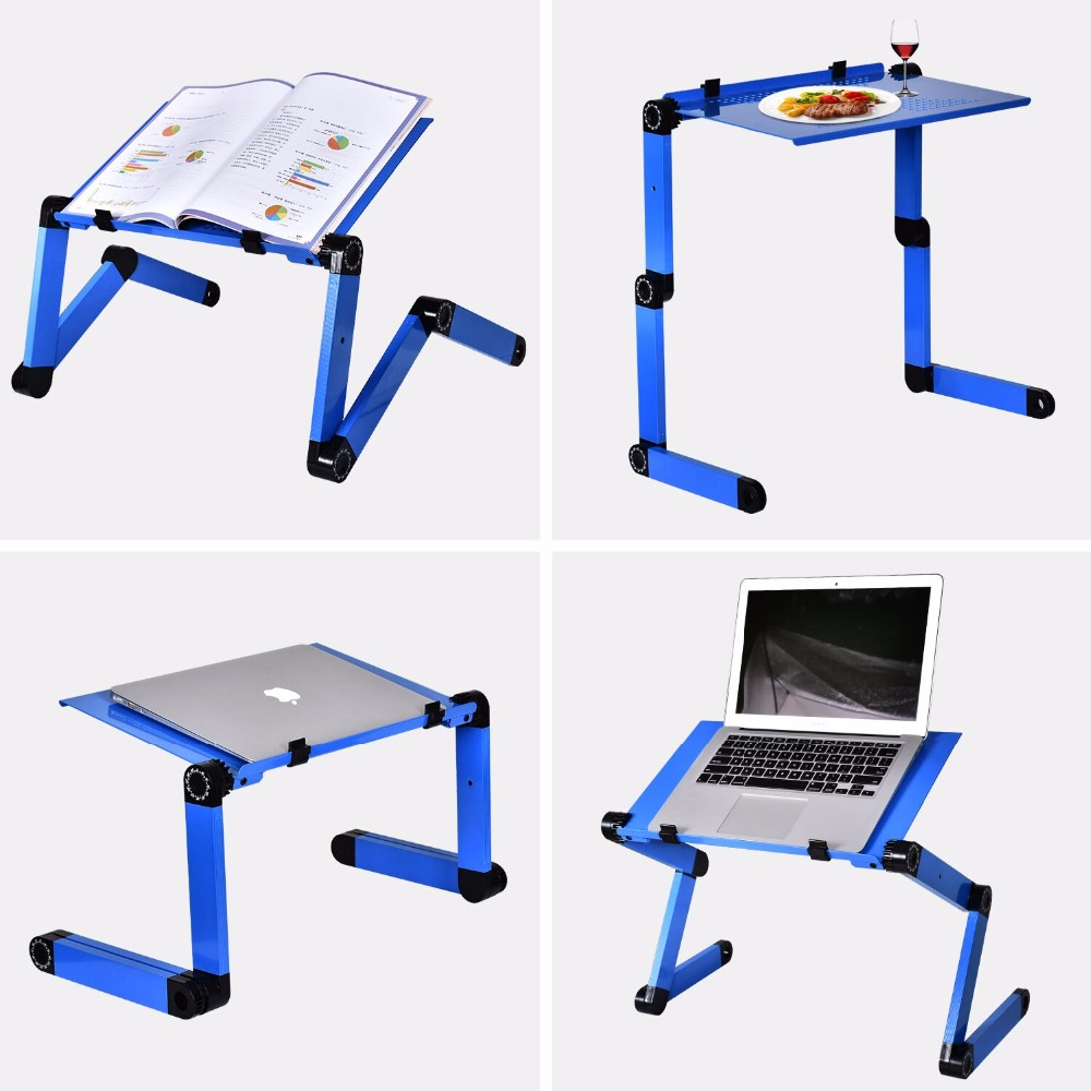 Aluminum Alloy Laptop Table Ad - Desk Setup Pc recension och pris