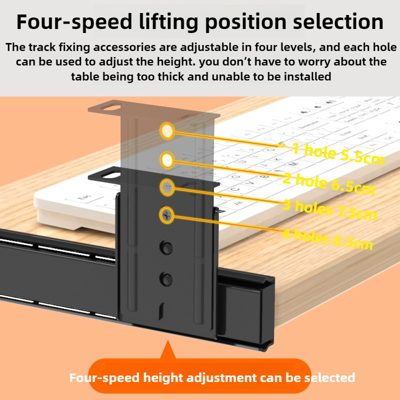 Wood Keyboard Tray Under Desk  - Desk Setup With Keyboard Tray recension och pris