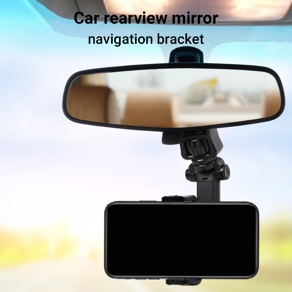 Rearview Mirror Car Phone Moun - Desk Setup Essentials recension och pris