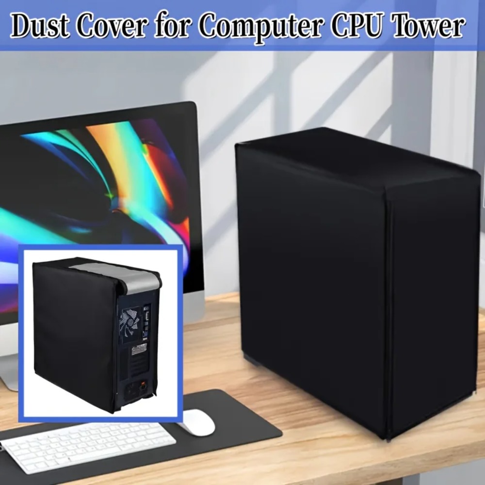 Desktop CPU Case Dust Cover wi - Desk Setup Pc recension och pris