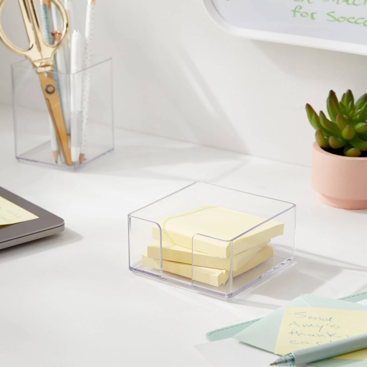 2026 New Clear Square Acrylic  - Sticky Memo Holder recension och pris