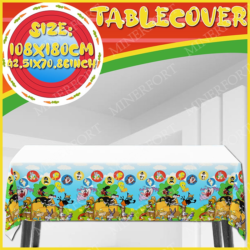 Looney Tunes Tablecloth Rectan - Desk Setup Girl recension och pris