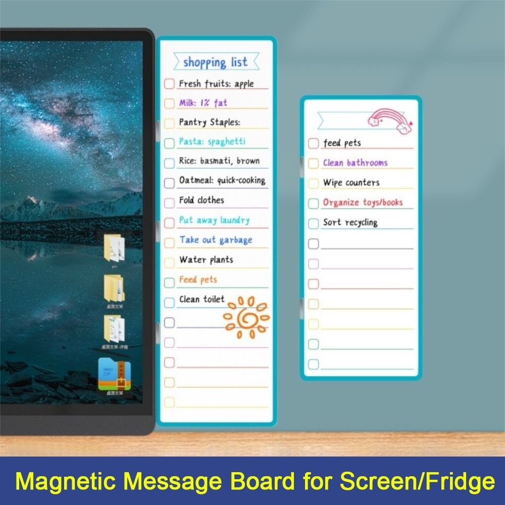 Side Note Board Baked Paint Bo - Sticky Memo Holder recension och pris