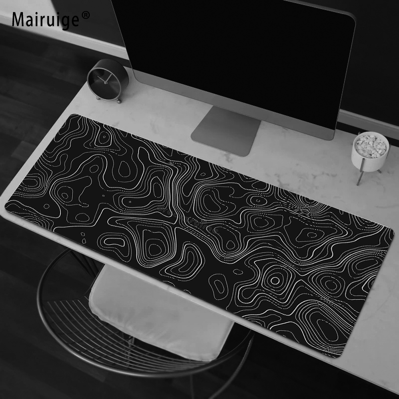 Abstract Fluid Gaming Mouse Pa - Desk Setup Gadgets recension och pris