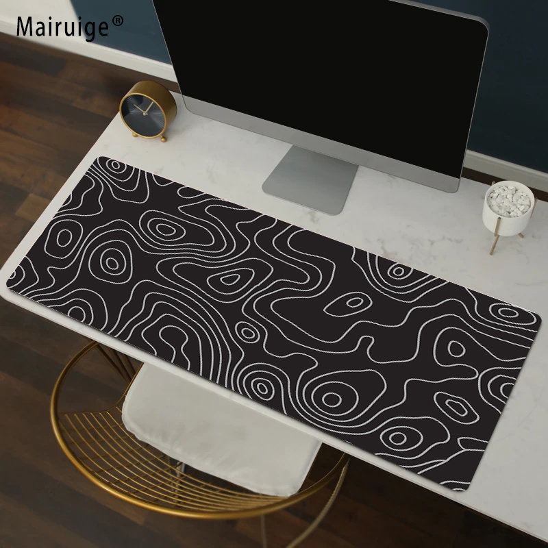 Abstract Fluid Gaming Mouse Pa - Desk Setup Gadgets recension och pris