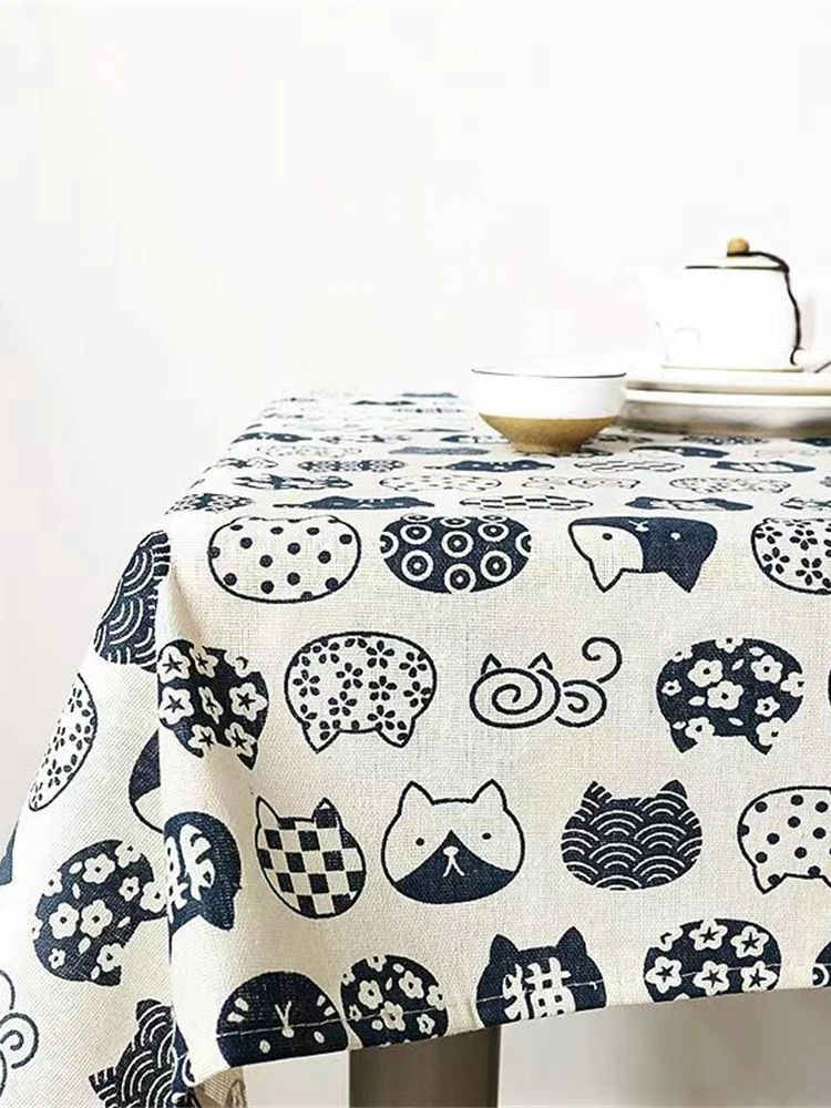 Ins Tablecloth Cotton Linen Ar - Desk Setup Wallpaper recension och pris