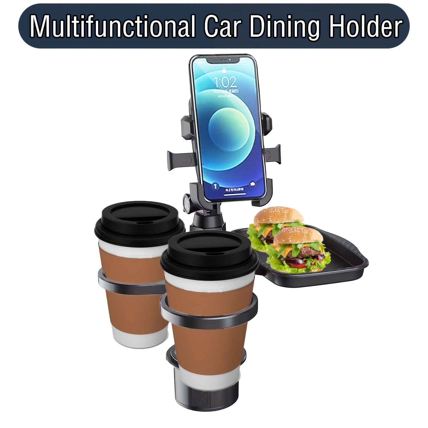 2025 New Car Cup Holder Tray-E - Desk Setup Essentials recension och pris