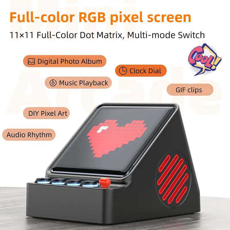 Retro Pixel Art Programmable L - Desk Setup Programmer recension och pris