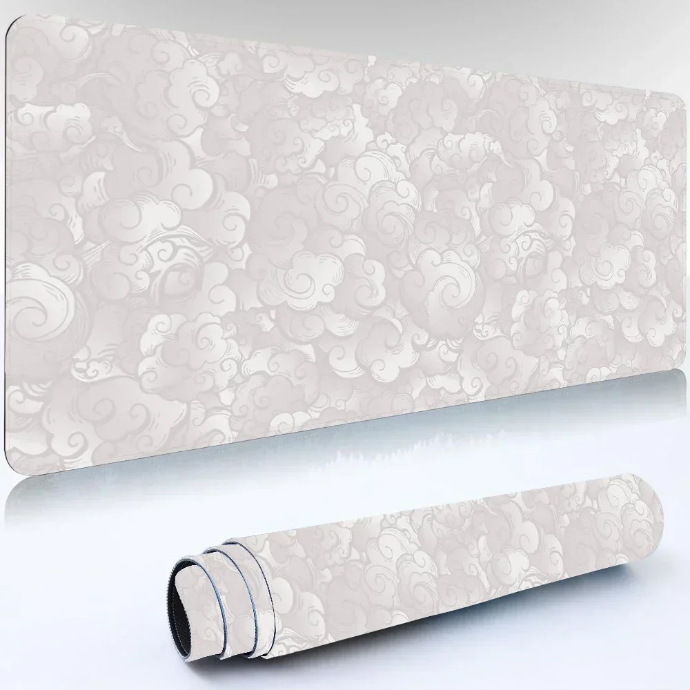 Japanese Dark Cloud Desk Mat V - Desk Setup Grey recension och pris