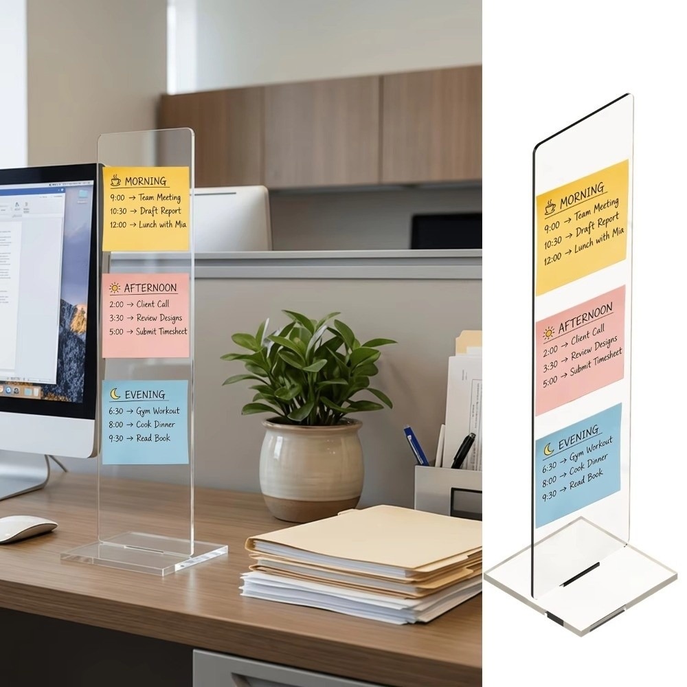 Durable Acrylic Memo Message B - Sticky Memo Holder recension och pris