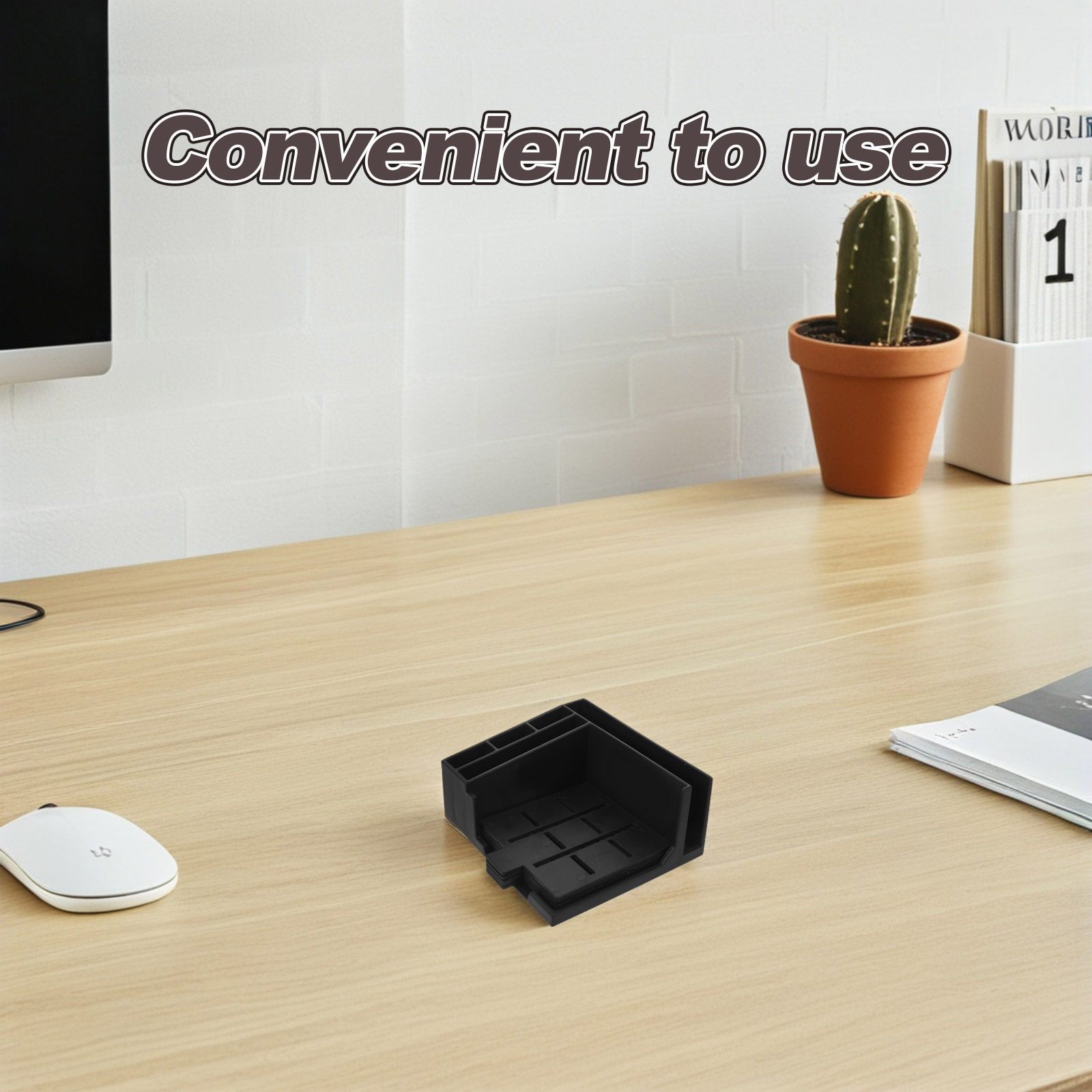 1Set Memo Pad Organizer Plasti - Sticky Memo Holder recension och pris