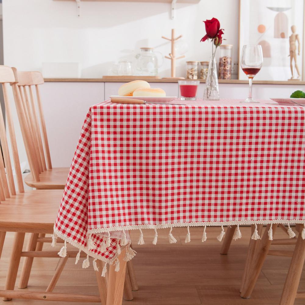 Pastoral Red and White Plaid T - Desk Setup Wallpaper recension och pris