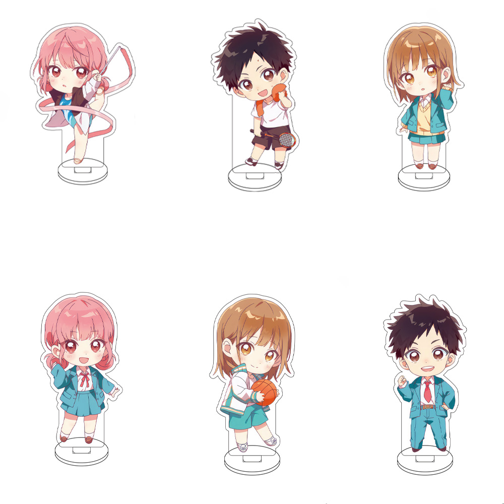 10CM Anime Blue Box Figure Sta - Desk Setup Cute recension och pris