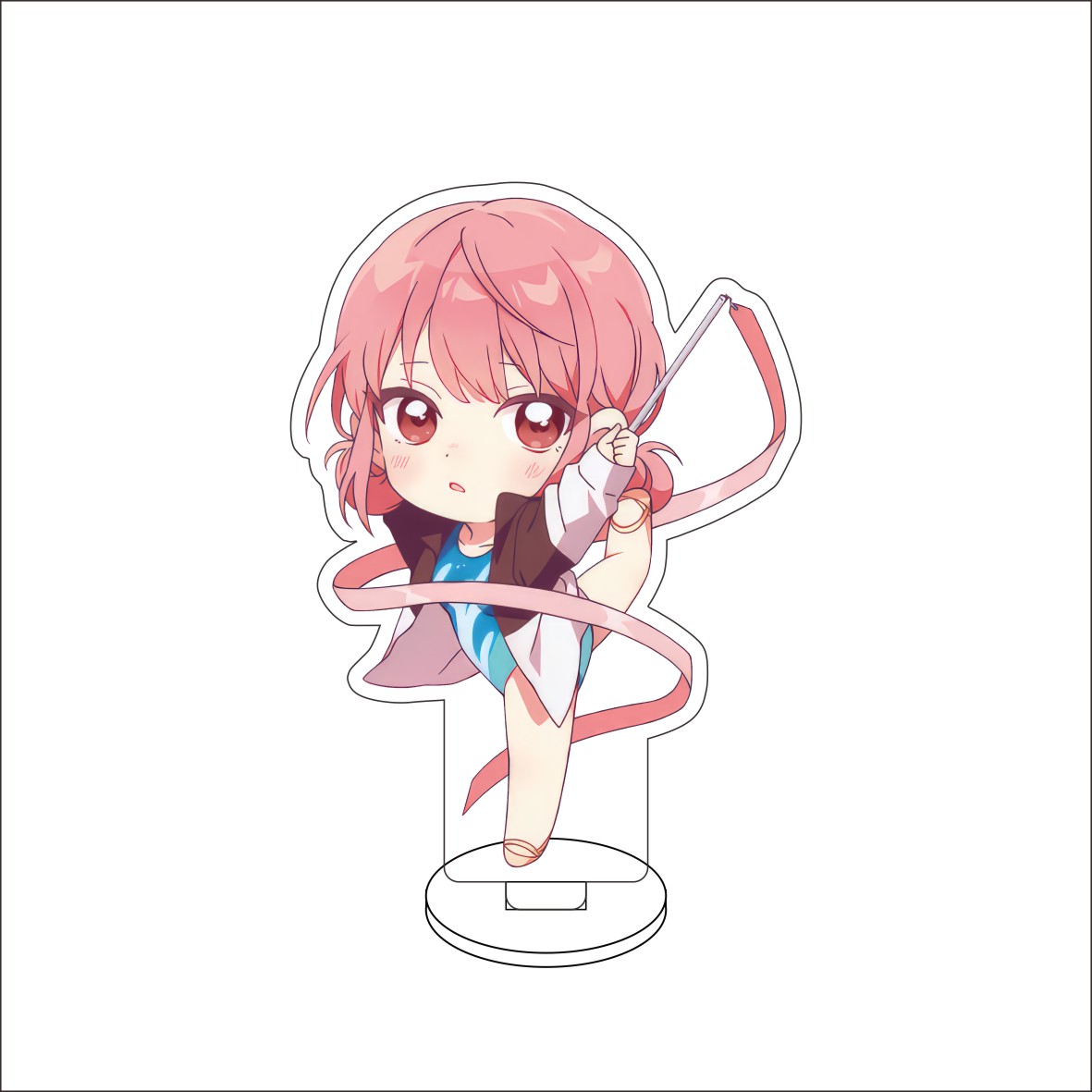 10CM Anime Blue Box Figure Sta - Desk Setup Cute recension och pris