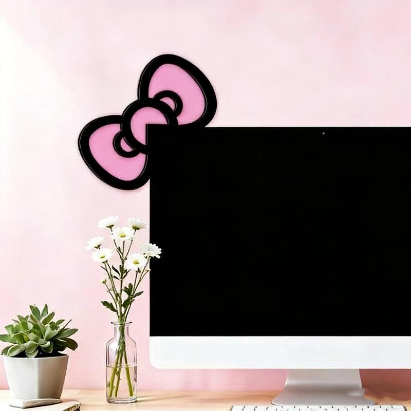 New 1/2Pcs Wooden Bowknot PC A - Desk Setup Pc recension och pris