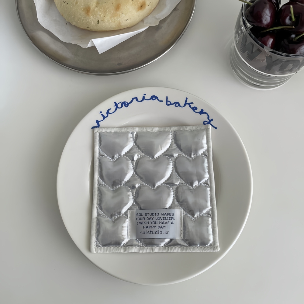 Korean Ins Love Quilted Metal  - Korean Desk Setup recension och pris