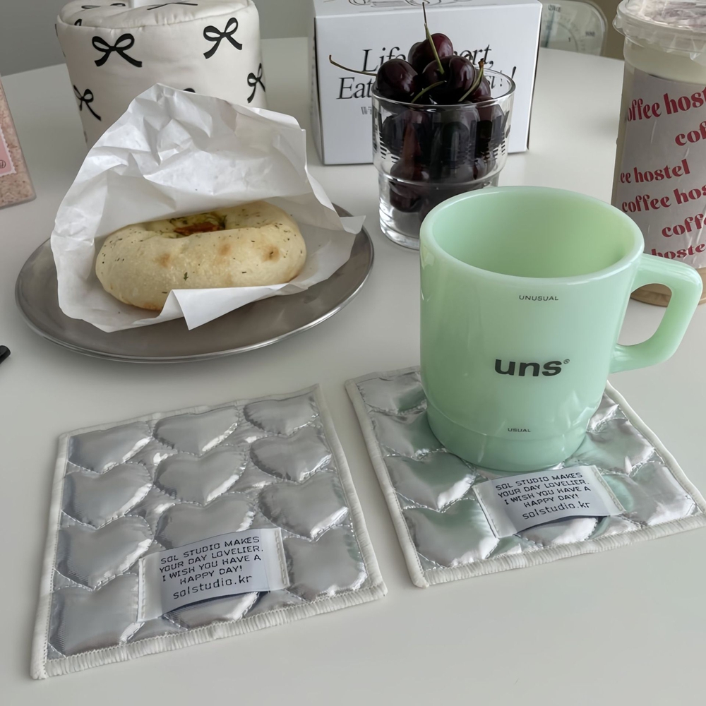Korean Ins Love Quilted Metal  - Korean Desk Setup recension och pris