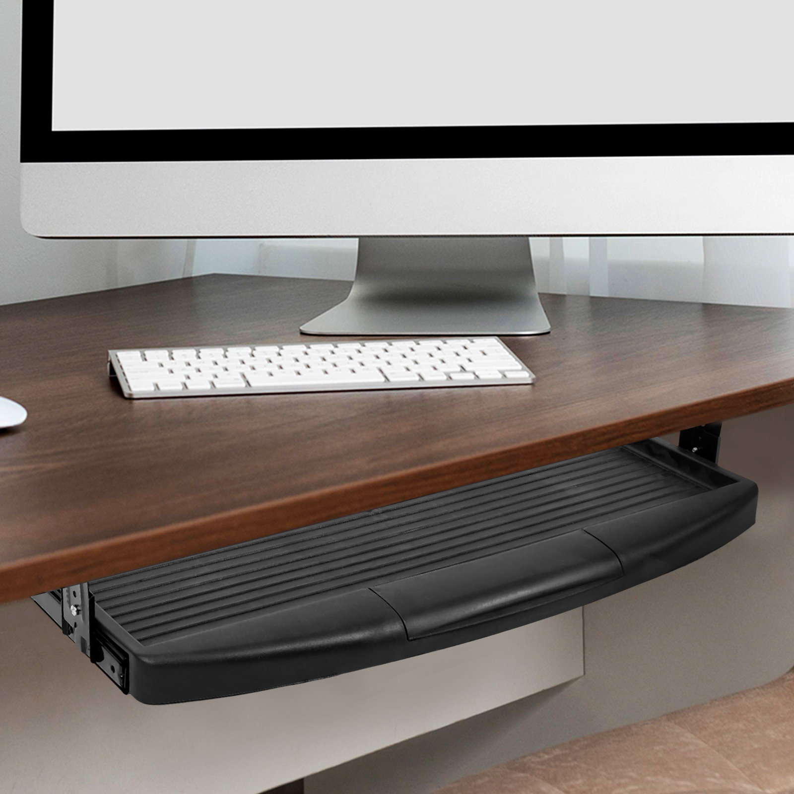 Slide Out Keyboard Tray Under  - Desk Setup Essentials recension och pris