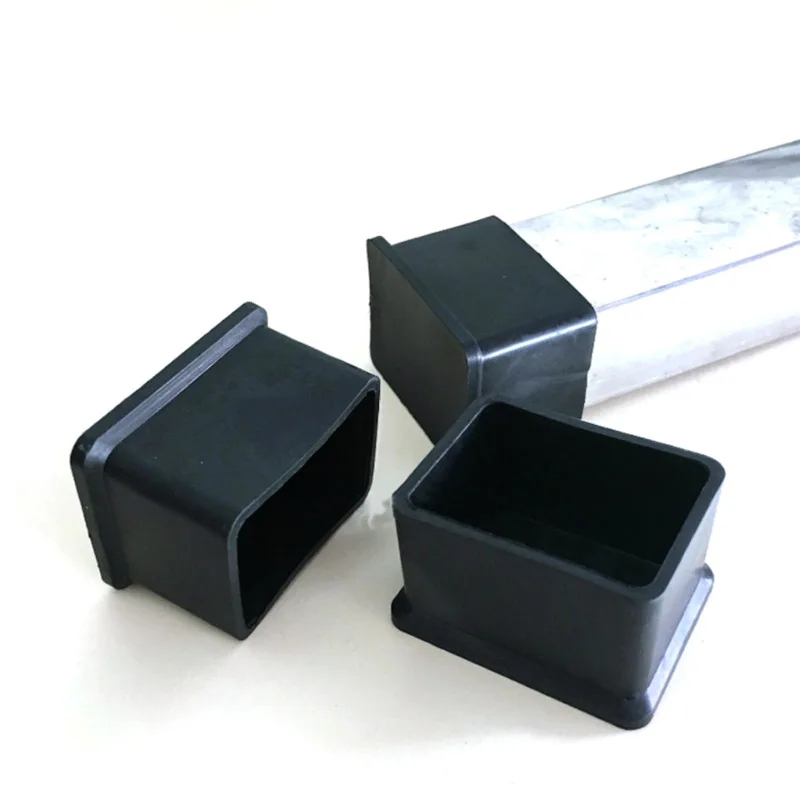 Black Chair Leg Caps Square Re - Desk Setup Tips recension och pris