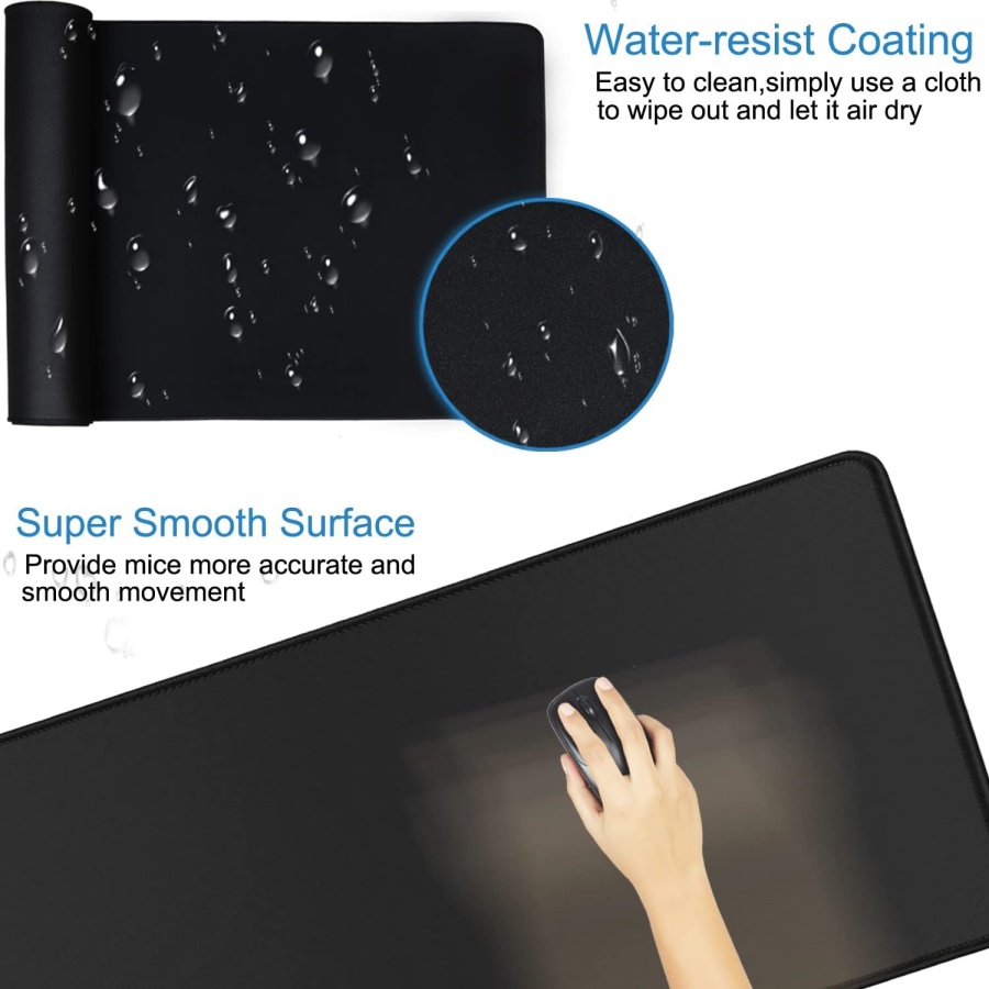 Gaming Mousepad Grey Marble La - Desk Setup Grey recension och pris