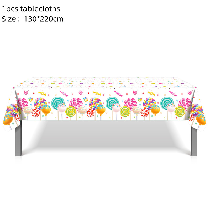 Disposable Tablecloth Lollipop - Desk Setup Wallpaper recension och pris