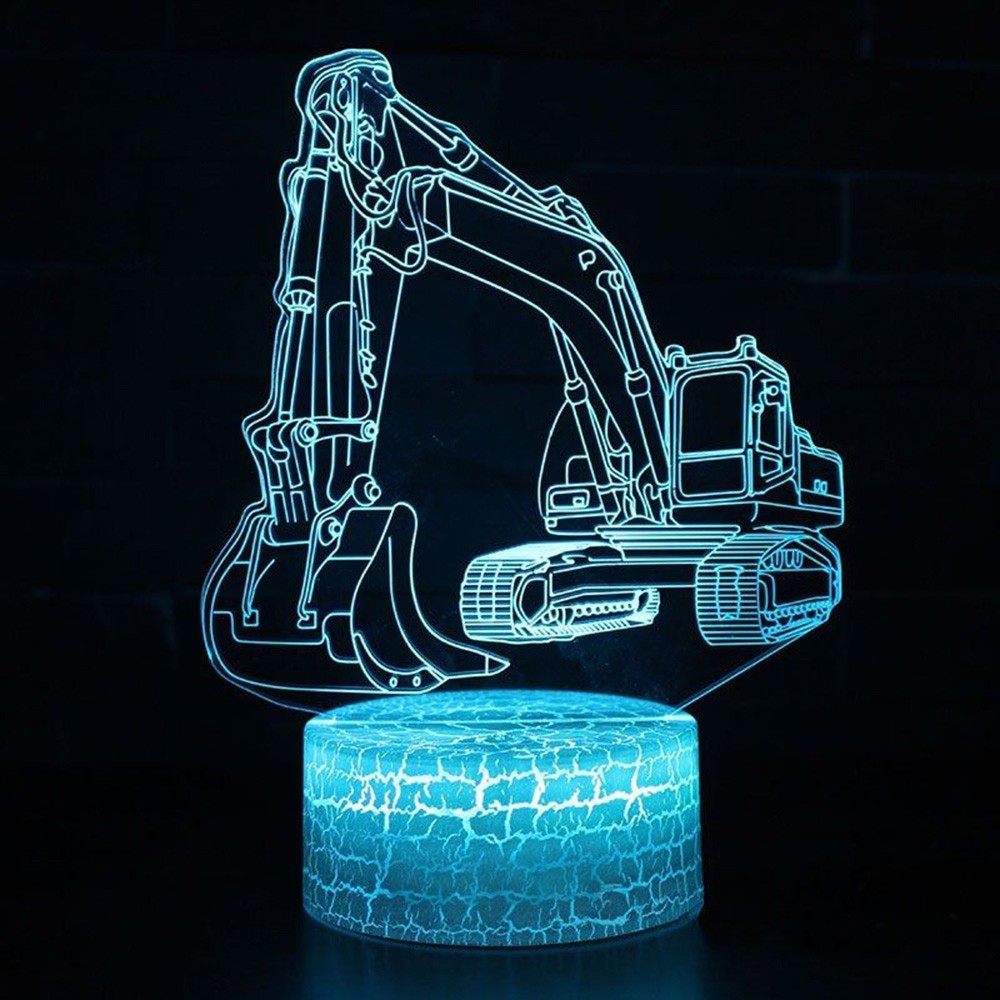 Construction Theme Excavator D - Desk Setup Kids recension och pris