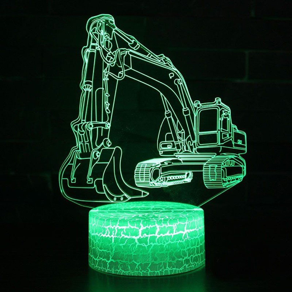 Construction Theme Excavator D - Desk Setup Kids recension och pris