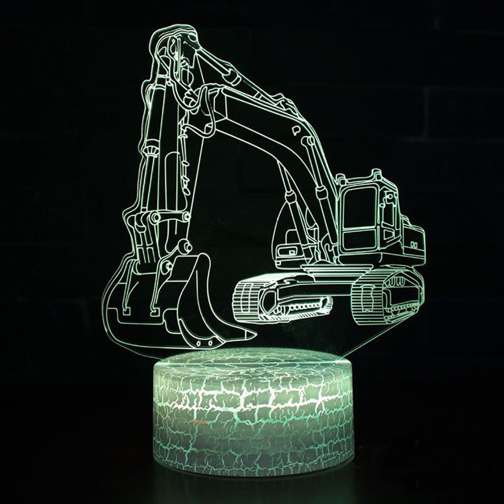 Construction Theme Excavator D - Desk Setup Kids recension och pris