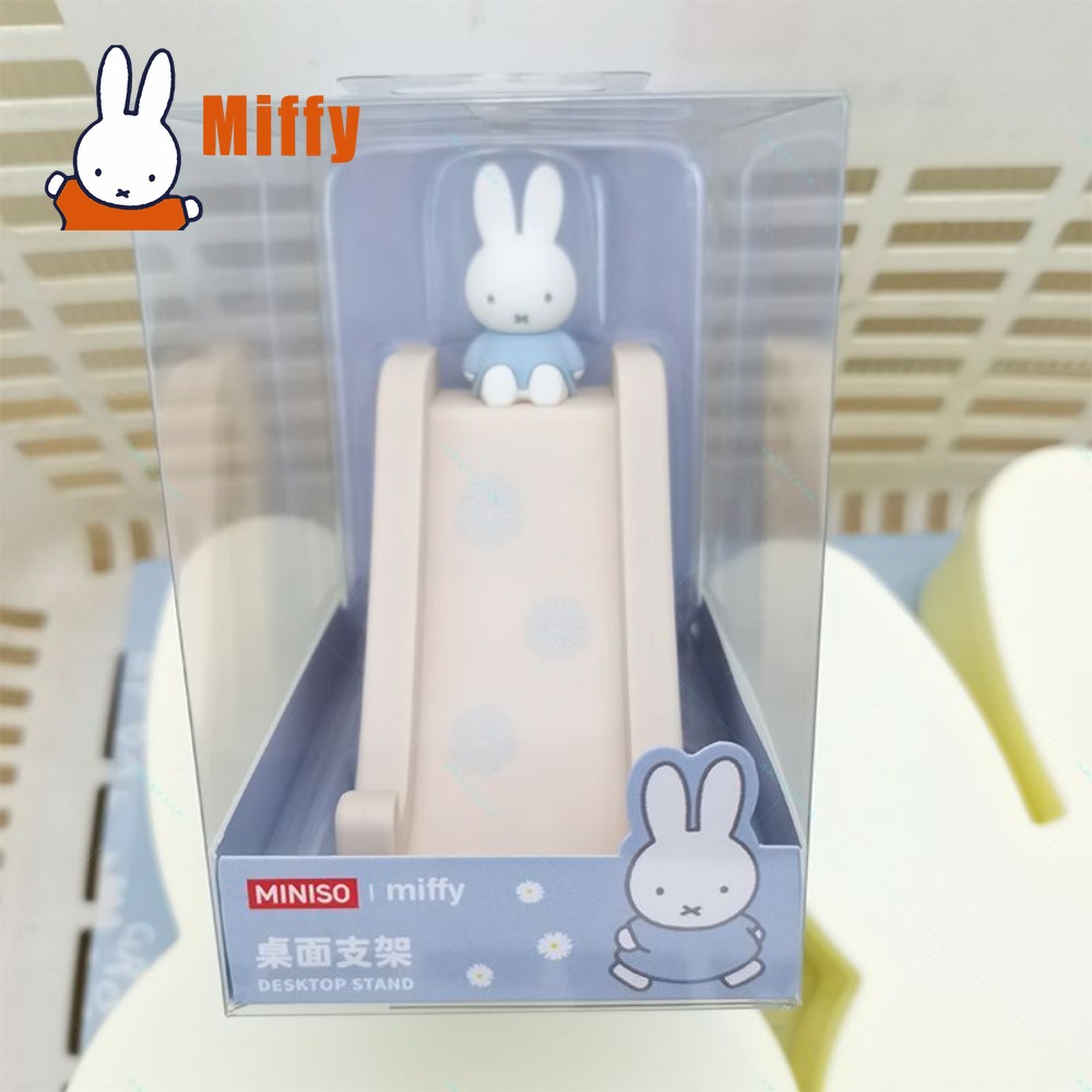 Kawaii Miffy Slide Phone Stand - Desk Setup Cute recension och pris