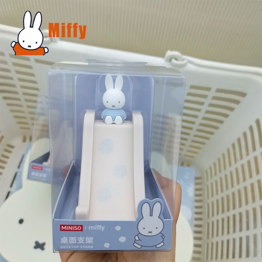 Kawaii Miffy Slide Phone Stand - Desk Setup Cute recension och pris